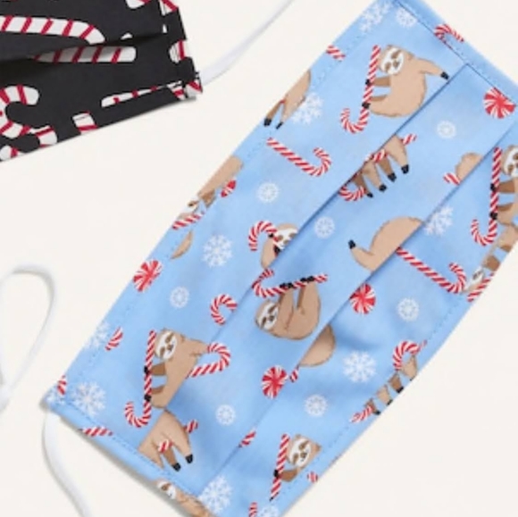 5/$16 pleated 3-layered facemasks w/ ear adjusters - Picture 5 of 16